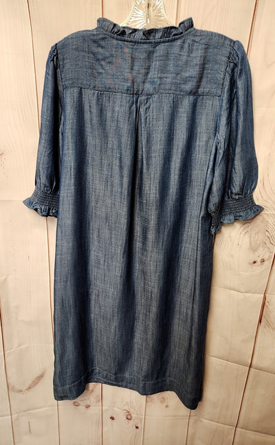 NWT Talbots Women's Size M Blue Dress