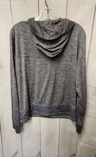 Mondetta Women's Size M Purple Hooded Long Sleeve Top