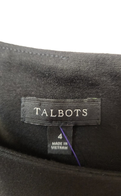 Talbots Women's Size 4 Black Dress