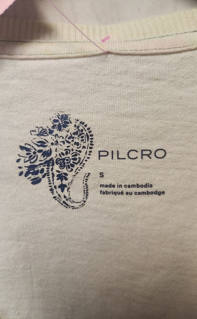 Pilcro Women's Size S Green Short Sleeve Top