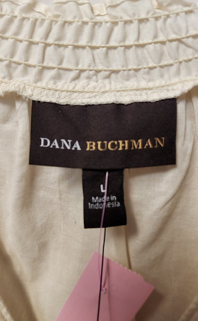 NWT Dana Buchman Women's Size L Beige Sleeveless Top