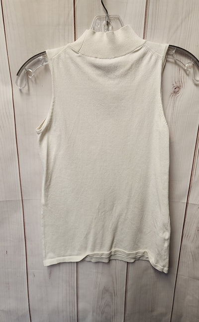 Ann Taylor Women's Size XS White Sleeveless Top