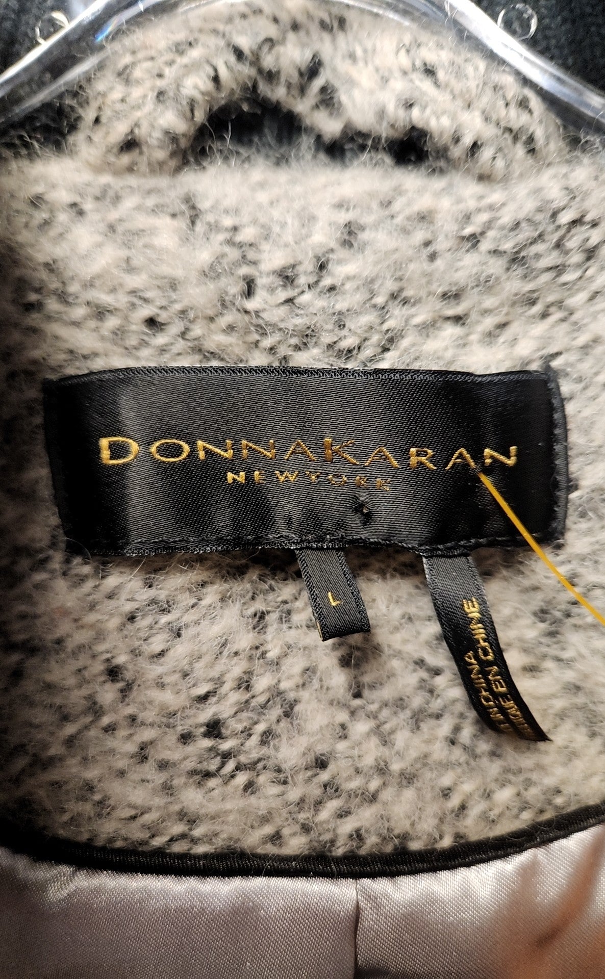 Donna Karan Women's Size L Gray Coat