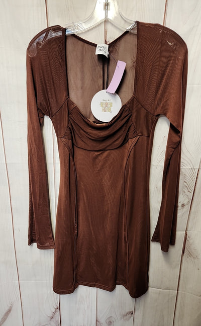 NWT Princess Polly Women's Size 6 Brown Dress
