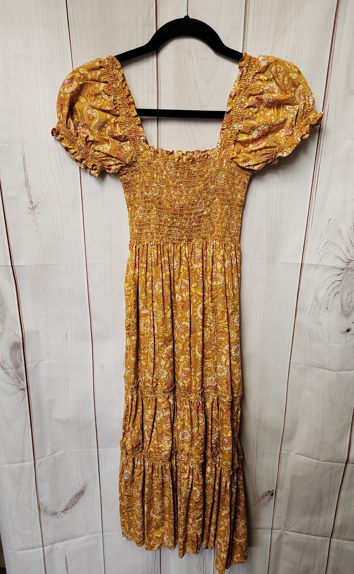 O.P.T. Women's Size XS Yellow Floral Dress