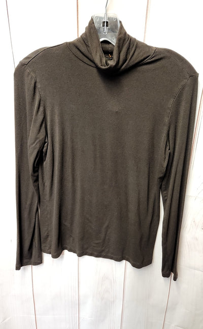 Chico's Women's Size 0 = US S Brown Long Sleeve Top