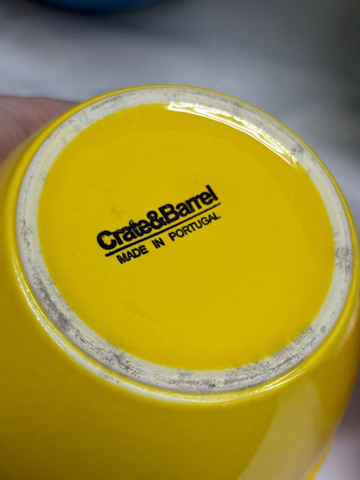 5PCS Crate & Barrel Rainbow Bowl Set