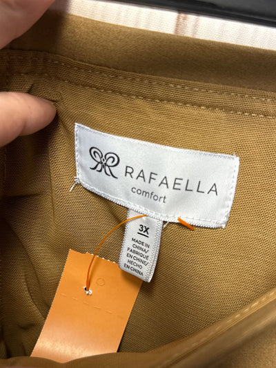 Rafaella Women's Size 3X Tan Pants
