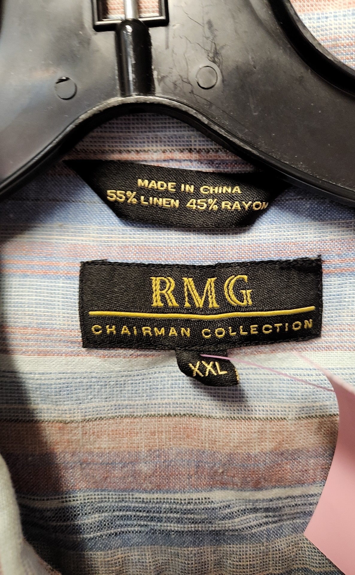 RMG Men's Size XXL Blue Shirt