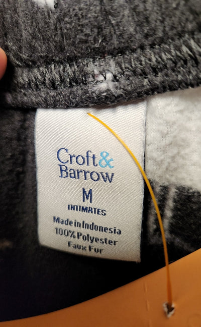 Croft & Barrow Women's Size M Black PJ Bottoms