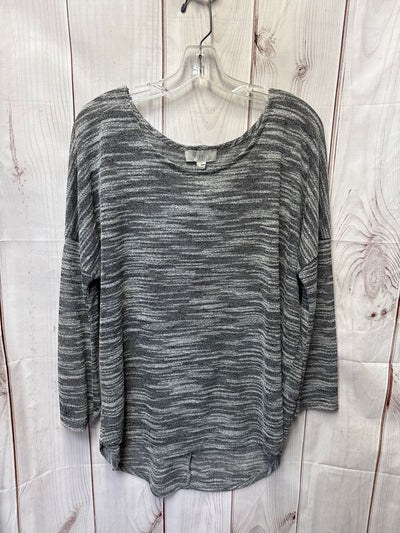 Olive & Oak Women's Size L Gray Long Sleeve Top