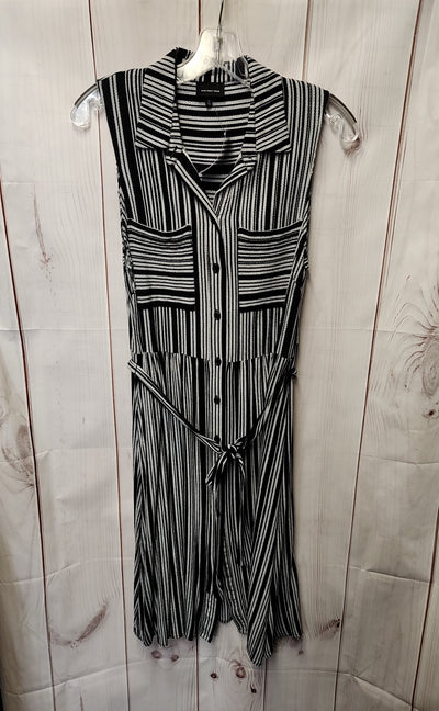 Who What Wear Women's Size M Black & White Dress