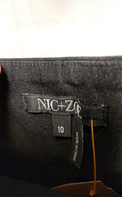 Nic & Zoe Women's Size 10 Black Skirt