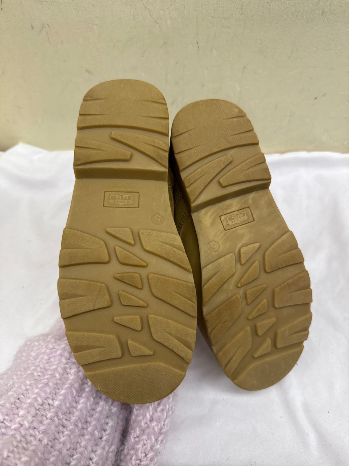 Route 66 Boy's Size 5 Tan Boots