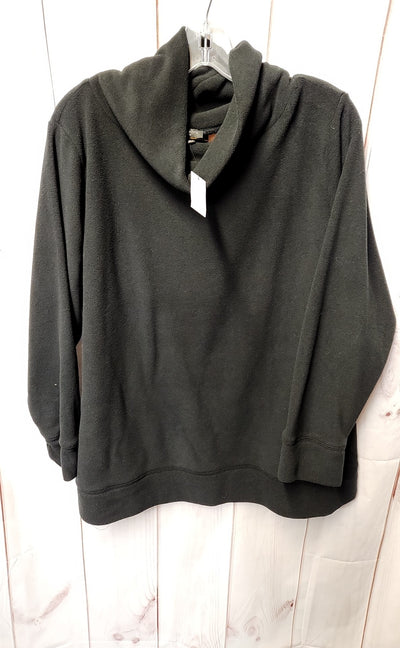 NWT Talbots Women's Size 1X Black Sweatshirt