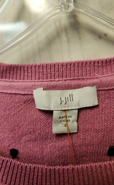 J Jill Women's Size S Pink Sweater