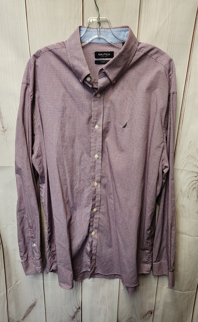 Nautica Men's Size XL Red Shirt