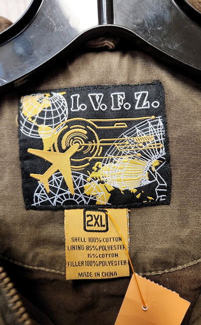 I.V.F.Z. Men's Size 2X Brown Jacket