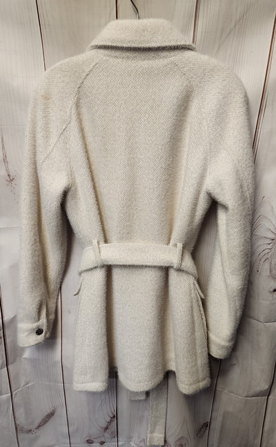 Calvin Klein Women's Size XS White Coat
