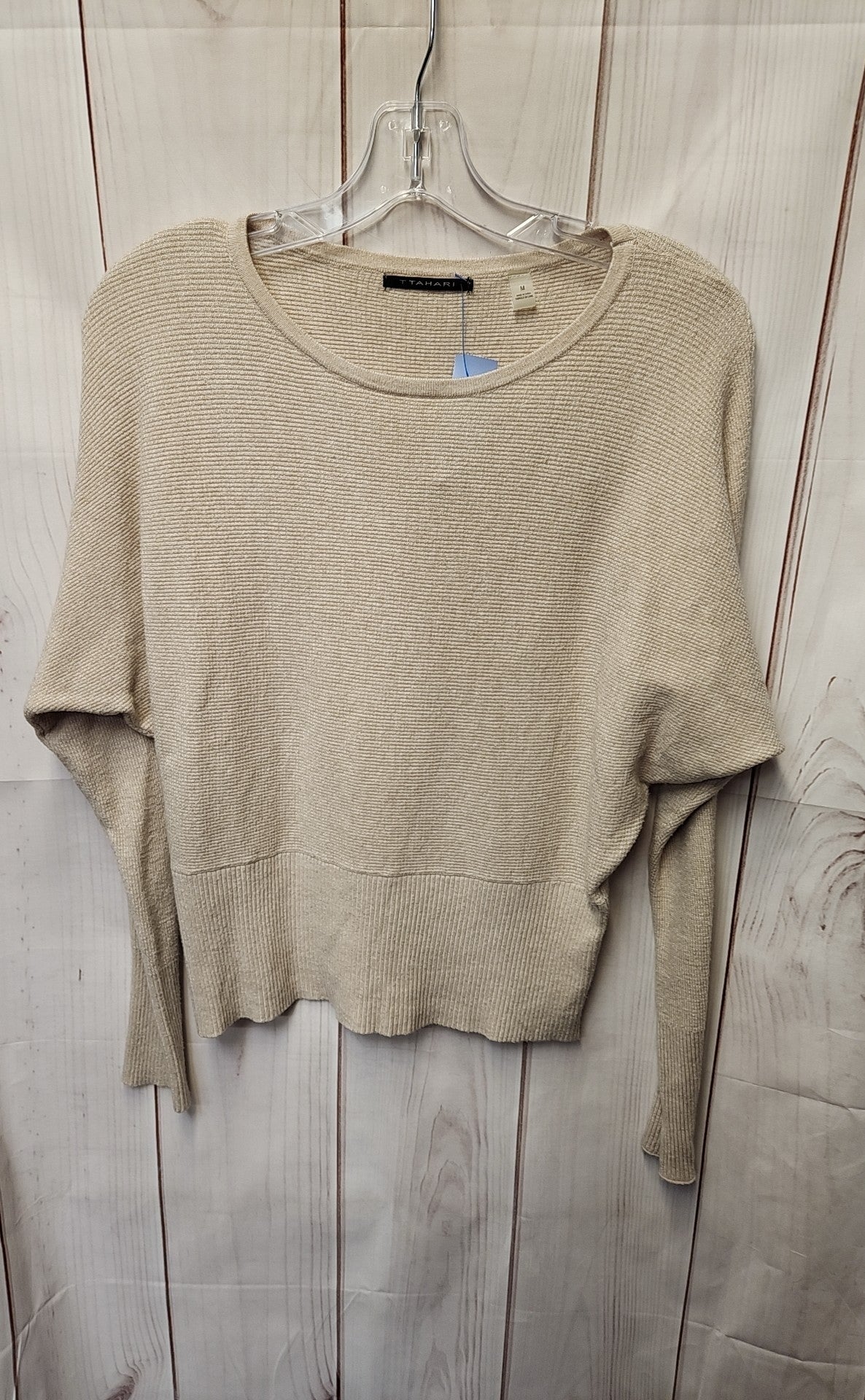 Tahari Women's Size M Beige Sweater
