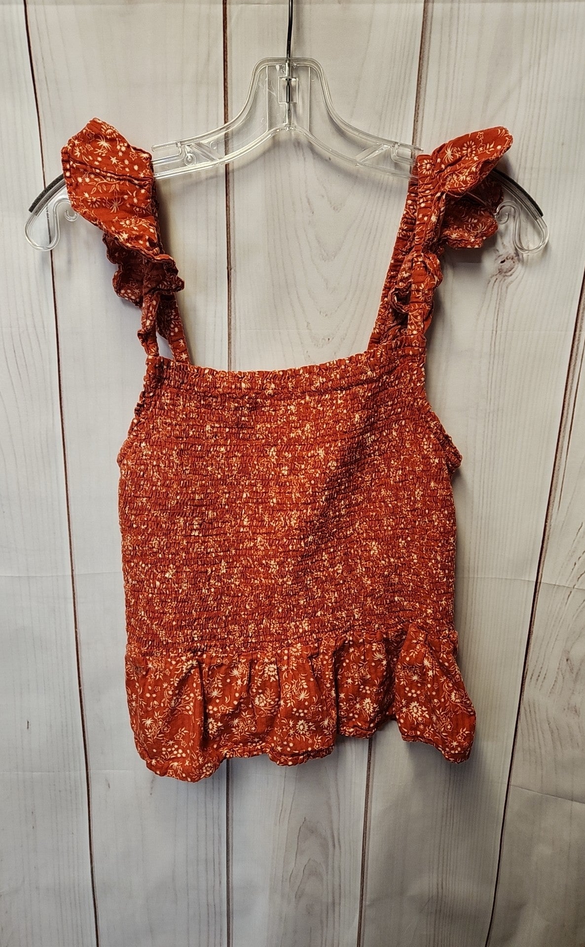 Madewell Women's Size 12 Red Sleeveless Top