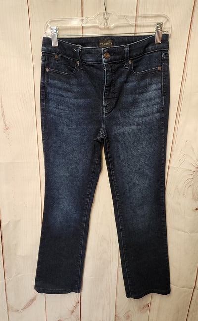 Talbots Women's Size 4 Petite Blue Jeans Barely Boot Jean