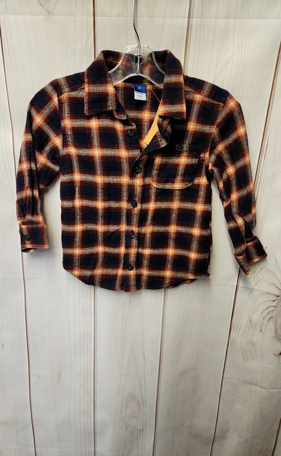 Old Navy Boy's Size 3 Navy & Orange Shirt