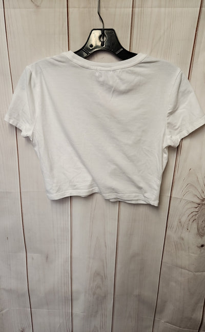 Cabana Women's Size XS White Short Sleeve Top
