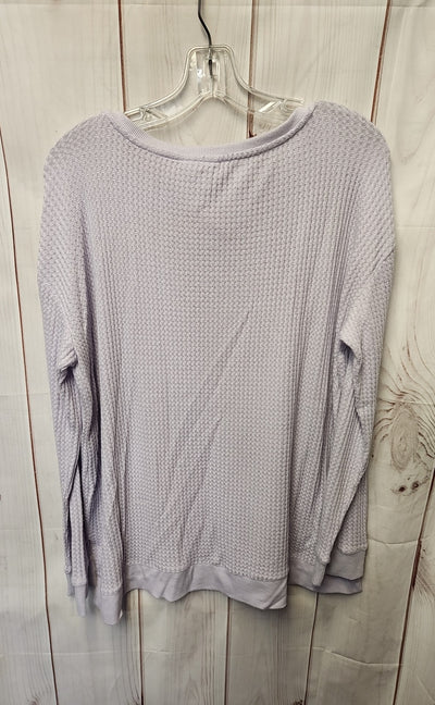 J Jill Women's Size XL Purple Long Sleeve Top