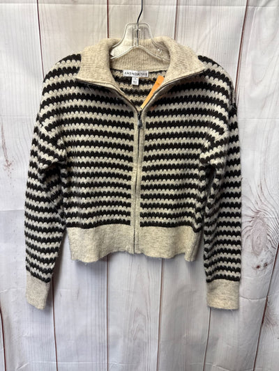 And Now This Women's Size S Brown Full Zip Sweater