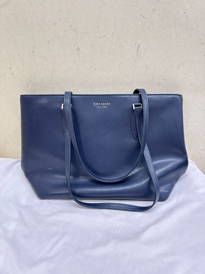 Kate Spade Navy Leather Tote Bag