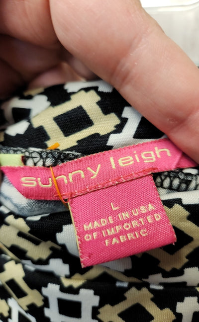 Sunny Leigh Women's Size L Black & Beige Skirt