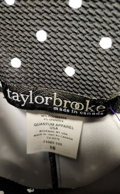 NWT Taylor Brooke Women's Size 16 Black Pants