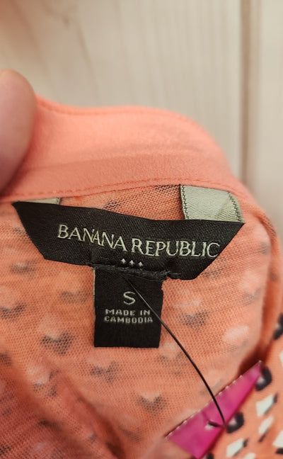 Banana Republic Women's Size S Peach Sleeveless Top