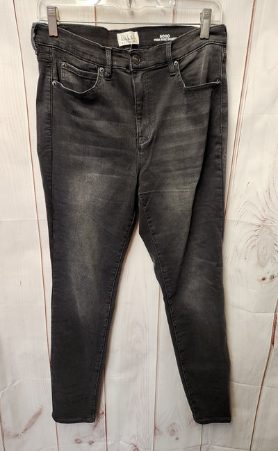 Nicole Miller Women's Size 31 (11-12) Black Jeans Soho High Rise Skinny