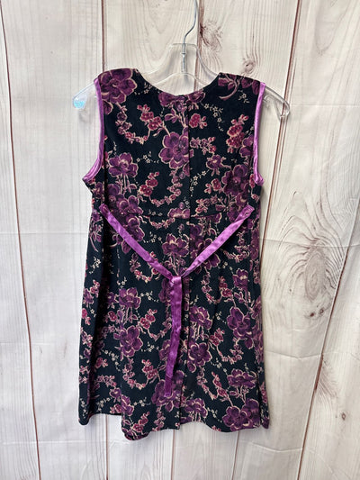NWT Vintage April Cornell Girl's Size 5/6 Purple Dress