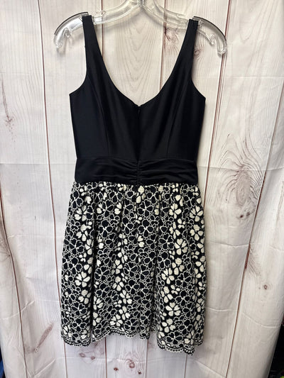 Milly Women's Size 2 Black & White Floral Dress