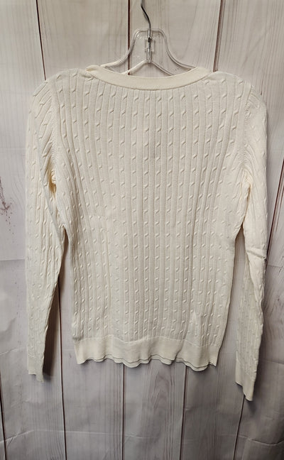 Talbots Women's Size S White Sweater