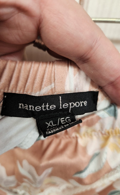 Nanette Lepore Women's Size XL Peach Pajamas