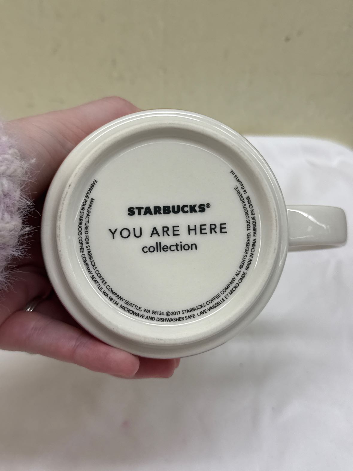 Starbucks Nashville You Are Here Collection Mug