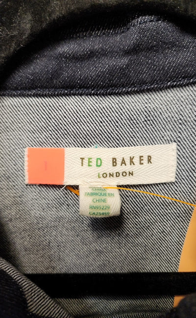Ted Baker Women's Size 1 = US 4 Black Denim Dress