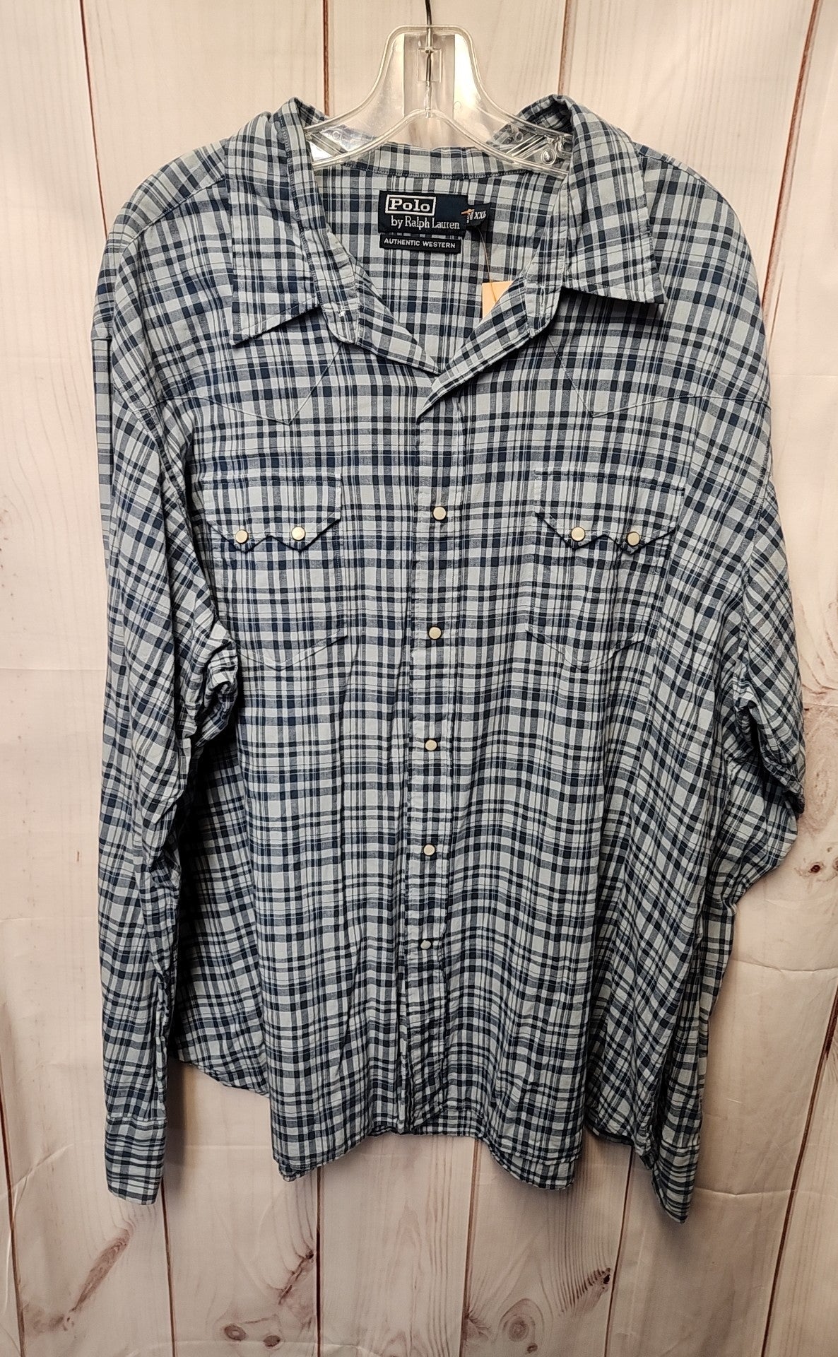 Polo by Ralph Lauren Men's Size XXL Blue Shirt