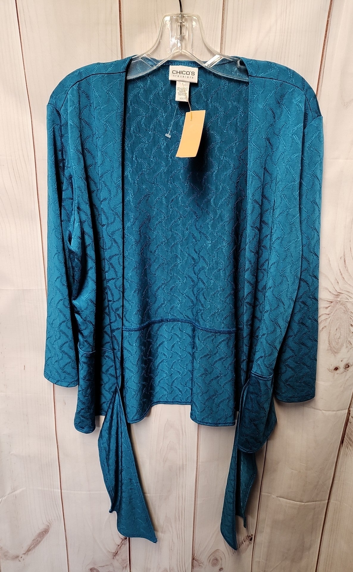 Chico's Women's Size 2 = US L Teal Cardigan