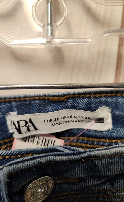 Zara Women's Size 28 (5-6) Blue Jeans