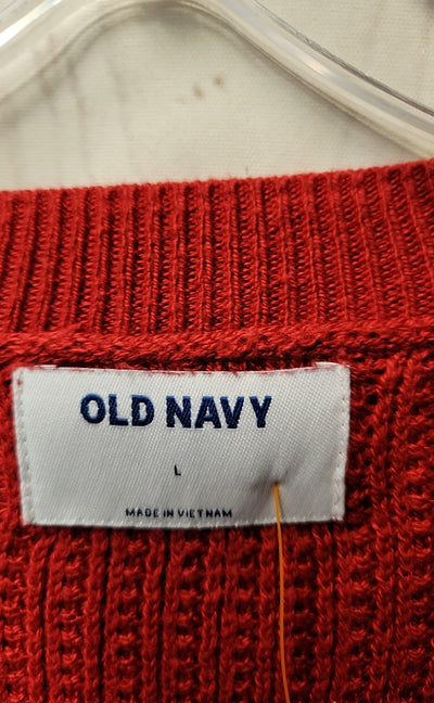 Old Navy Women's Size L Red Sweater