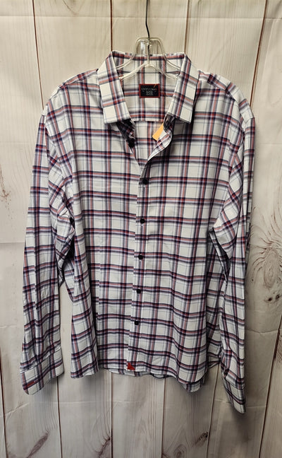 Untuckit Men's Size XL Blue Shirt