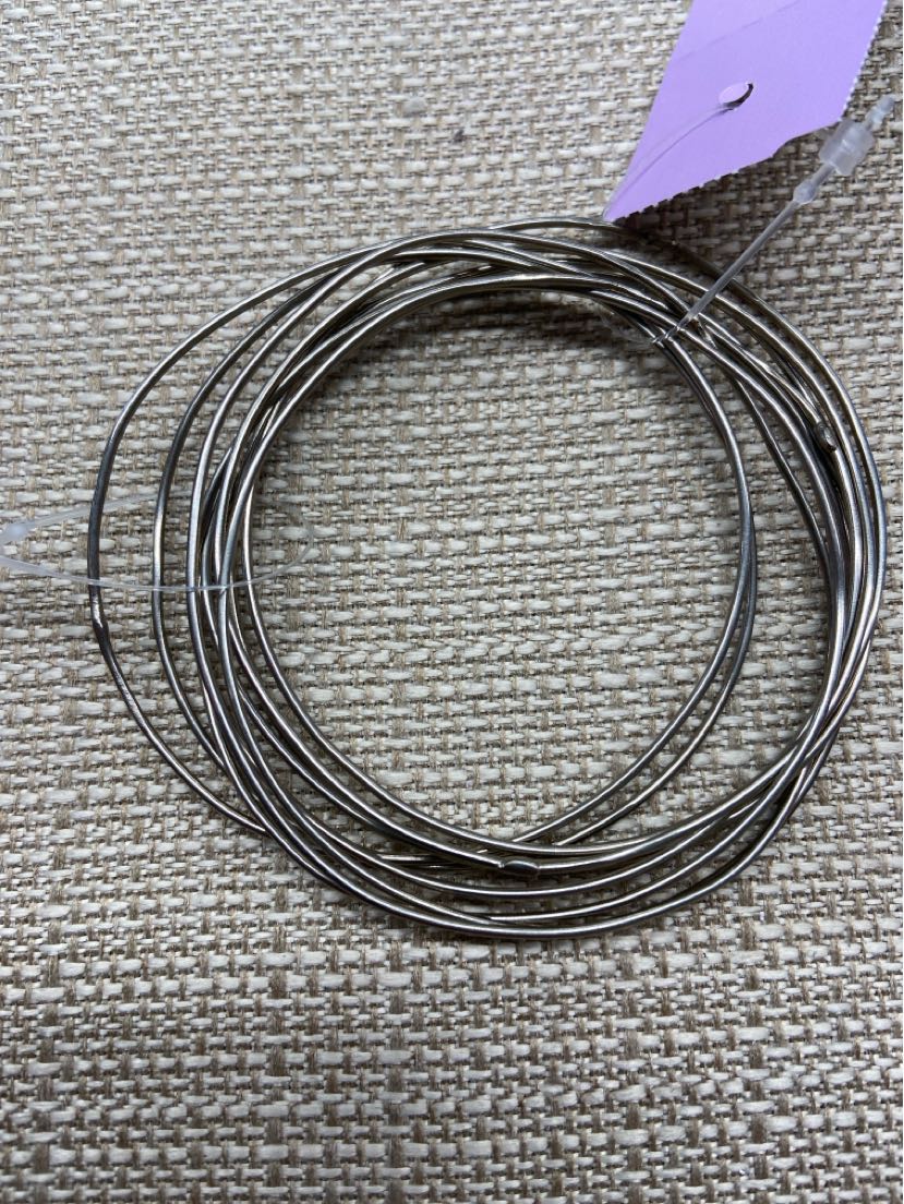 Silver Bangle Bracelet Set