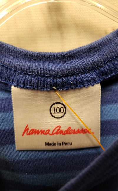 Hanna Andersson Boy's Size 4 Blue Shirt