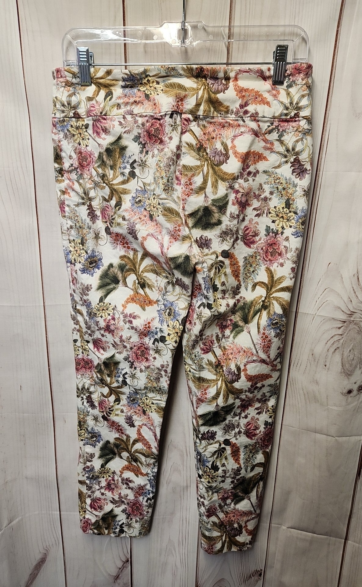 Lisette L Montreal Women's Size 10 White Floral Pants