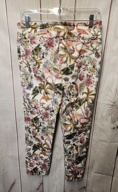 Lisette L Montreal Women's Size 10 White Floral Pants